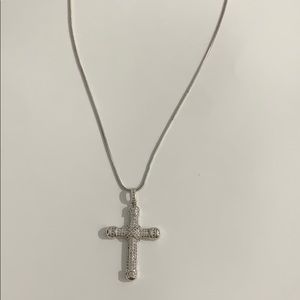 Jewelry - Silver cross necklace Jewelry - Silver cross necklace